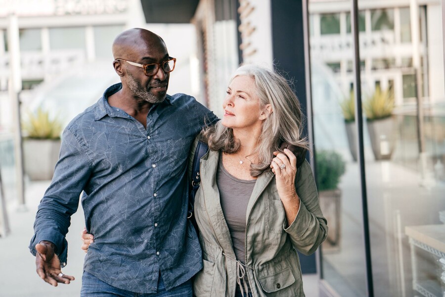 laughing couple